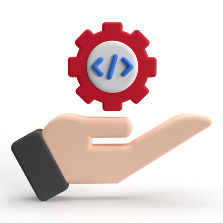 Code  3D Icon