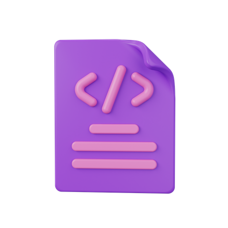 Code  3D Icon