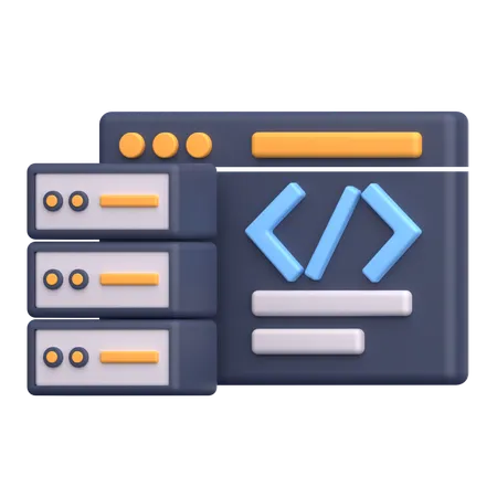 Code  3D Icon