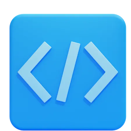 Code  3D Icon