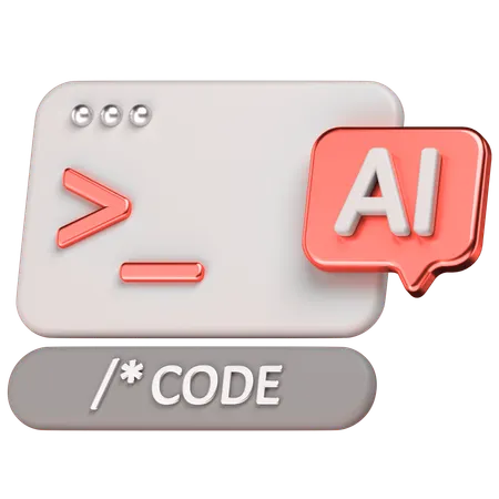 Code  3D Icon