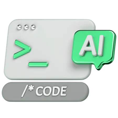 Code  3D Icon