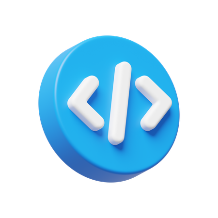 Code  3D Icon