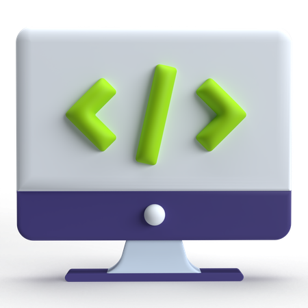 Code  3D Icon