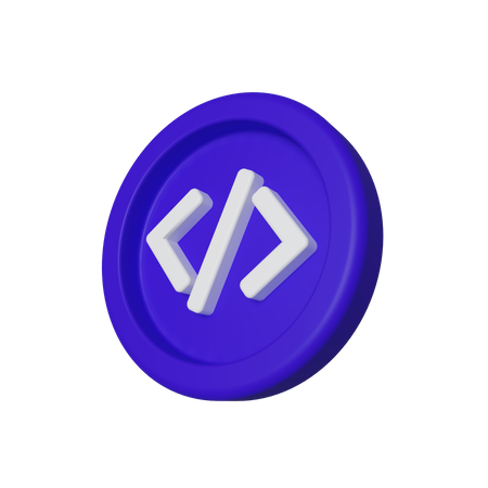 Code  3D Icon