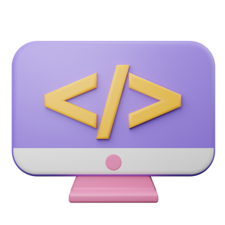 Code  3D Icon