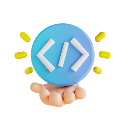 Code  3D Icon