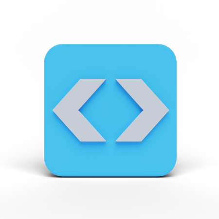 Code  3D Icon