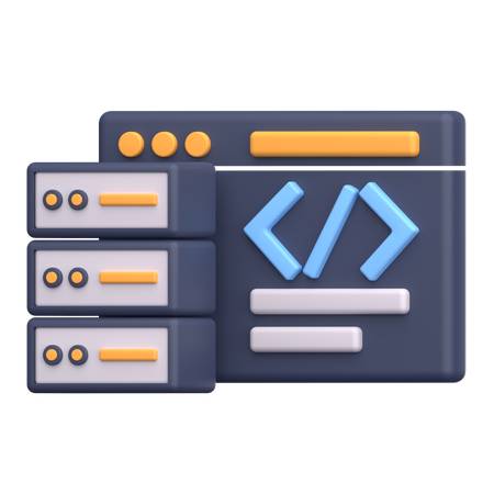 Code  3D Icon