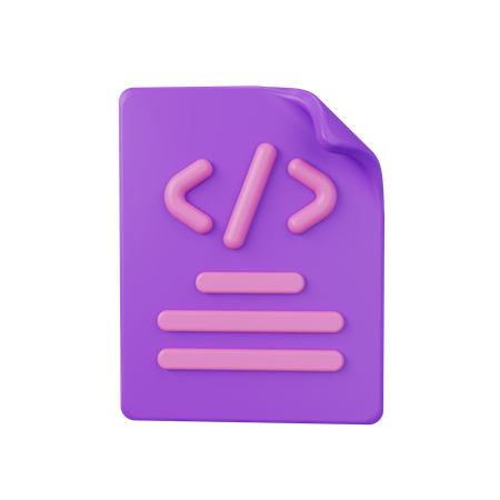 Code  3D Icon