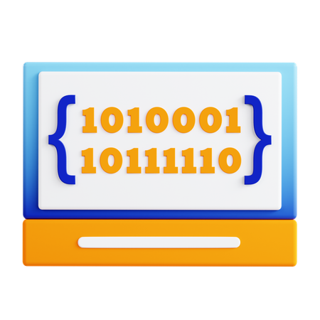 Code  3D Icon