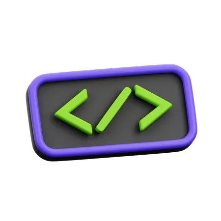 Code  3D Icon