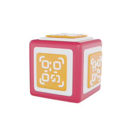 Code à barre  3D Icon