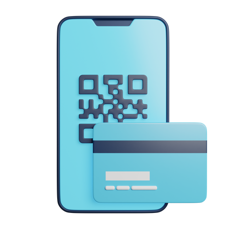 Paiement par code-barres  3D Icon