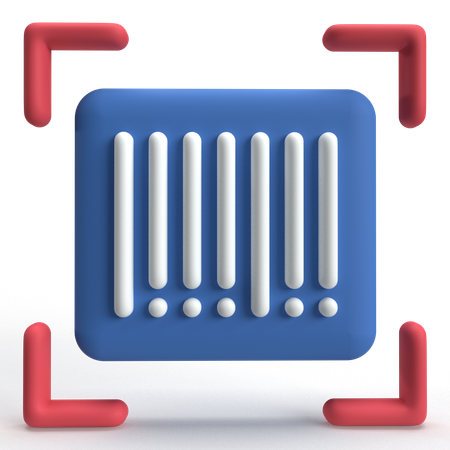 Analyse de code à barres  3D Icon