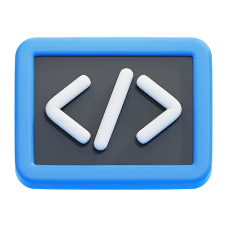 コードブラケット  3D Icon