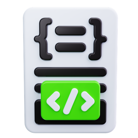 Code Bracket  3D Icon