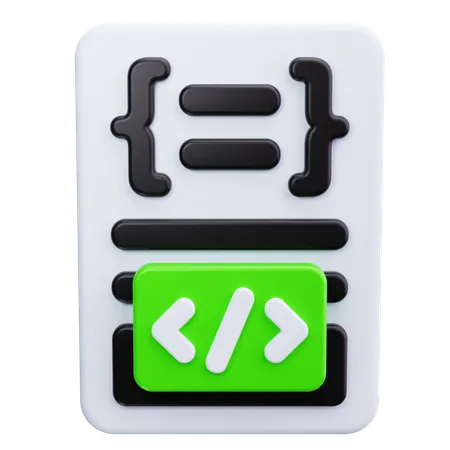 Code Bracket  3D Icon