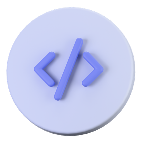 Code Circle  3D Icon