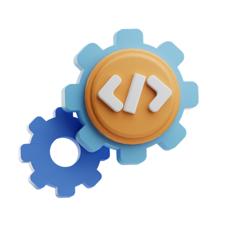 Code Configuration  3D Icon