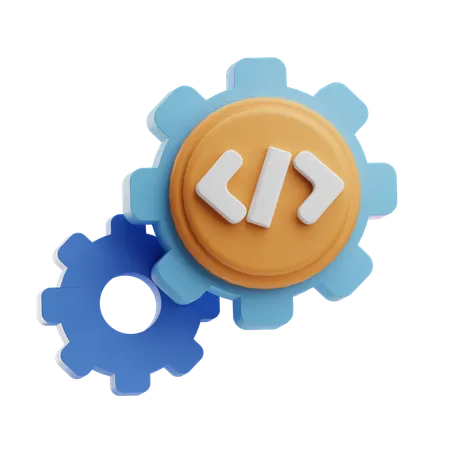 Code Configuration  3D Icon