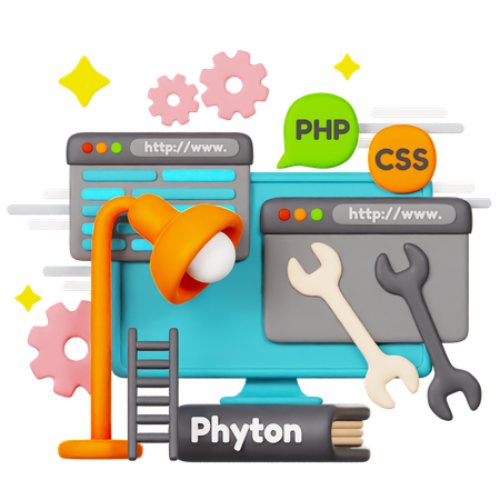 Code Configuration  3D Icon