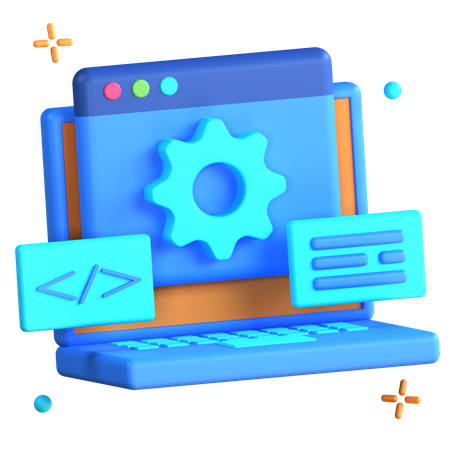 Code Developer  3D Icon