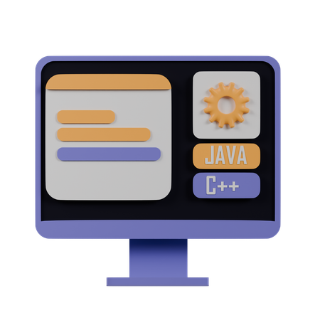 Code Development  3D Icon