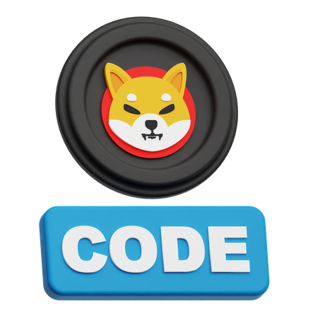 Code du shiba inu  3D Icon