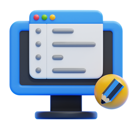 Code-Editor  3D Icon