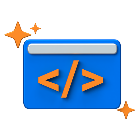 Code Editor  3D Icon