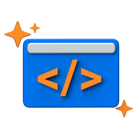 Code Editor  3D Icon
