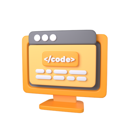 Code Editor  3D Icon