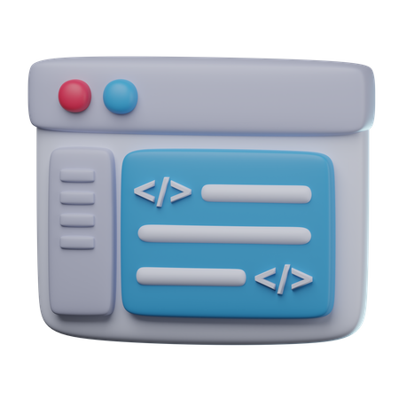 Code Editor  3D Icon