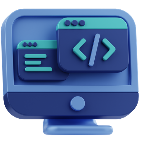 Code Editor  3D Icon