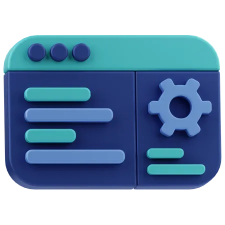 Code Editor  3D Icon