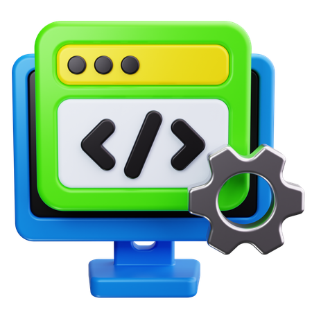 Code Editor  3D Icon