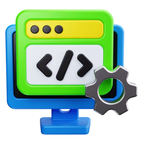 Code Editor  3D Icon