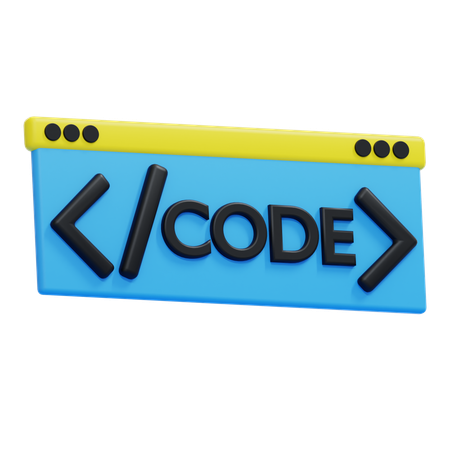 CODE EDITOR  3D Icon