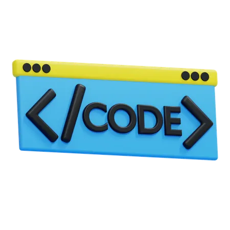 CODE EDITOR  3D Icon