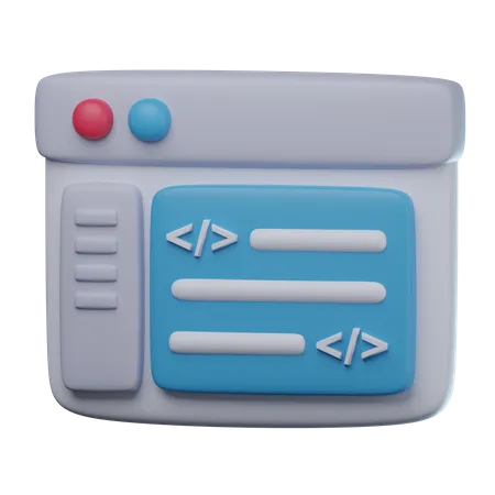 Code Editor  3D Icon