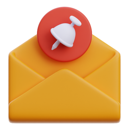 Épingler un e-mail  3D Icon