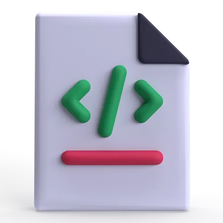 Code File  3D Icon