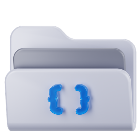 Code Folder  3D Icon