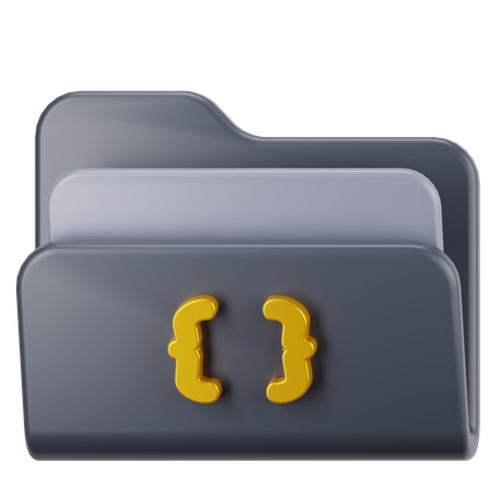 Code Folder  3D Icon