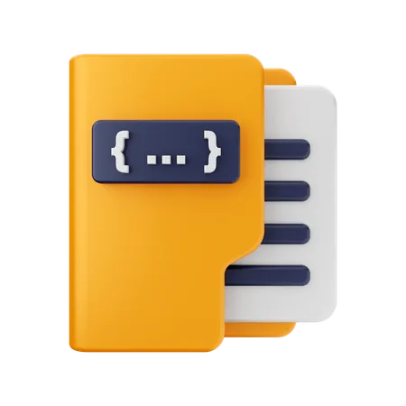 Code Folder  3D Icon