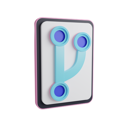 Fourchette de code  3D Icon