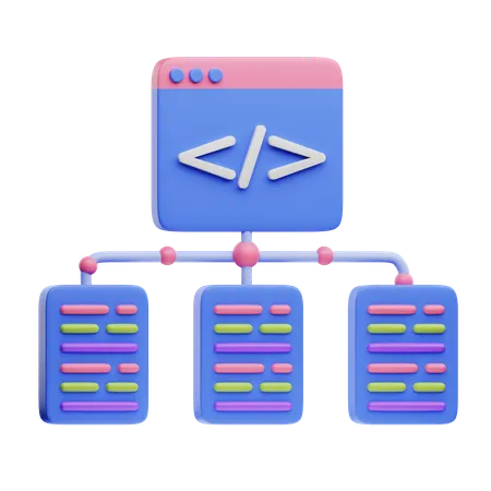 Code Framework  3D Icon