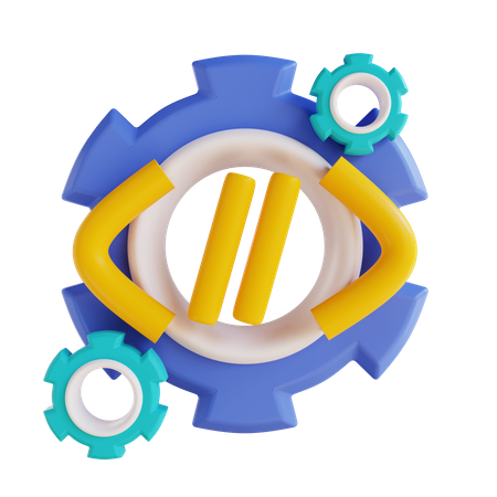 Code-Konfiguration  3D Icon