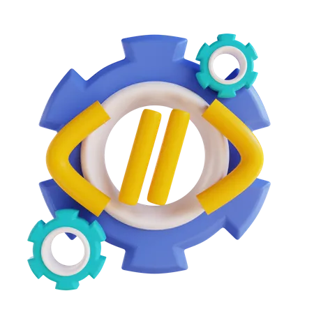 Code-Konfiguration  3D Icon